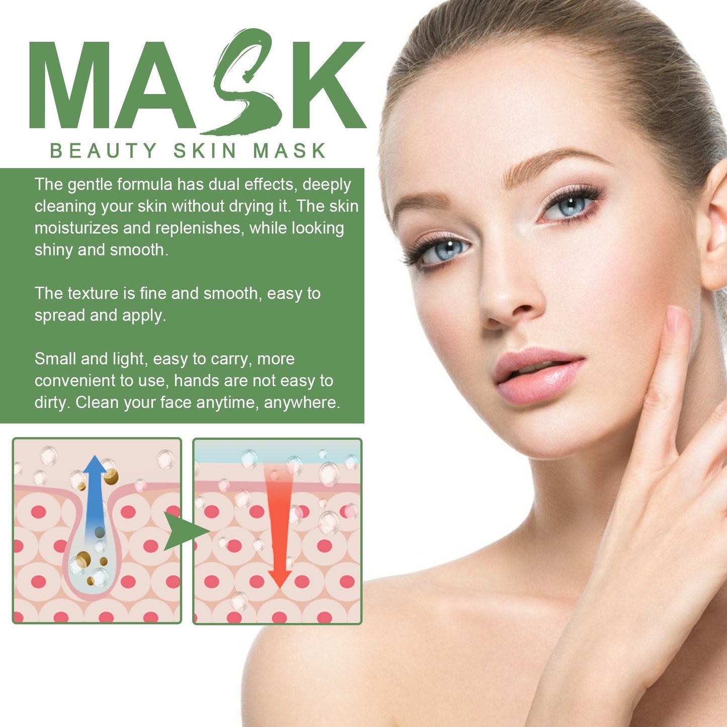 🎁Limited time discount 🔥 last day 💥AQA™ Green Tea Deep Cleanse Mask Stick